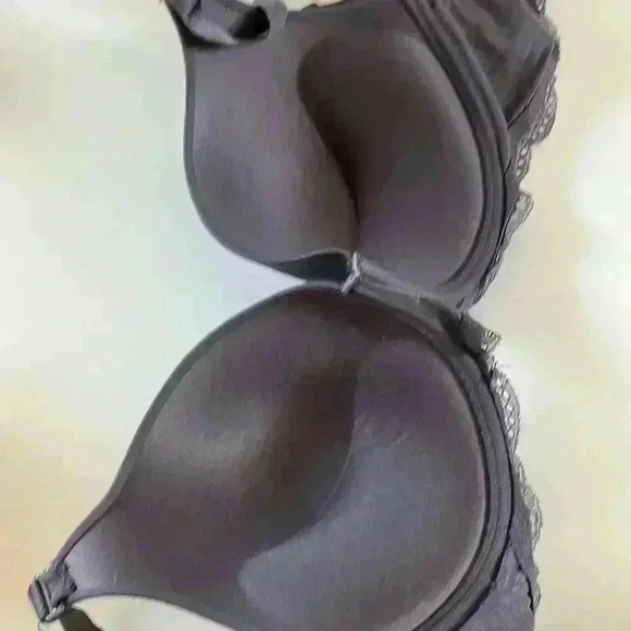 Affinitas Intimates Bra deep lavender charcoal sz 38DD - Picture 5 of 7